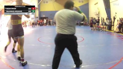 144 lbs Cons. Round 4 - Noah Rivas, Los Osos vs Maximus Kiriakas, Hesperia
