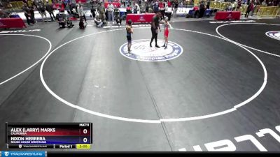 70 lbs Quarterfinal - Alex (Larry) Marks, California vs Nixon Herrera, Rough House Wrestling