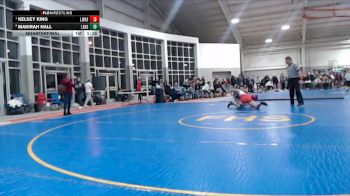 135 lbs Quarterfinal - Kelsey King, Lakota West High School vs Makirah Hall, Lakota East High School