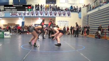 140 lbs Cons. Semi - Gemma Lebeau, Eagle High School vs Nalani Jordan, Powell High School