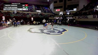 113 lbs Round Of 16 - Timothy Simmons, Southside vs Jay Tyler Dufries, Airport