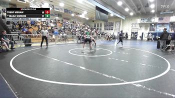 138 lbs Champ. Round 2 - Trent Meraw, Aliso Niguel vs Isaac Simkins, South Torrance