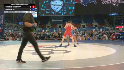 157 lbs Champ. Rd Of 64 - Bruno Cassioppi, IL vs Owen Woll, PA