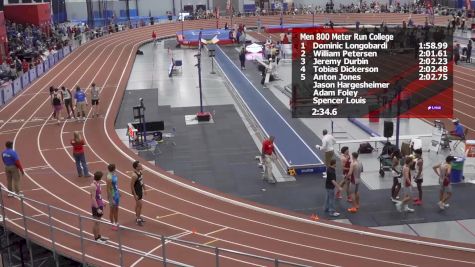 Men's 800m, Finals 5