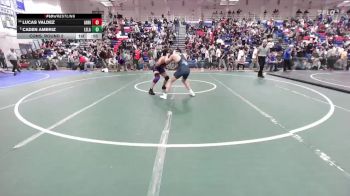 Boys 157 lbs Cons. Round 2 - Lucas Valdez, Riordan Boys vs Caden Ambriz, Leland Boys