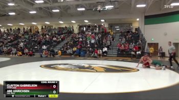 141 lbs Cons. Round 3 - Abe Hinrichsen, Cal Poly vs Clayton Gabrielson, Maryland
