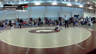 49 lbs Cons. Round 1 - Beckam McGavran, Great Neck Wrestling Club vs Carmelo Morse, Hornet WC