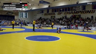 135 lbs Consi Of 16 #2 - Gabriel Pacheco, Central Union vs Bryce Pasvogel, Clovis North