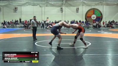 174 lbs Cons. Round 3 - Adam Myers, Ohio Northern vs Simon Bishop, Case Western Reserve