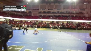 235 lbs 5th Place Match - Haylie Stellmach, Owyhee vs KeAnna Ceniceros, Caldwell