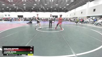 144 lbs Champ. Round 1 - Sheldon Roponei, McDonald County vs Cooper Boone, Valley Center HS