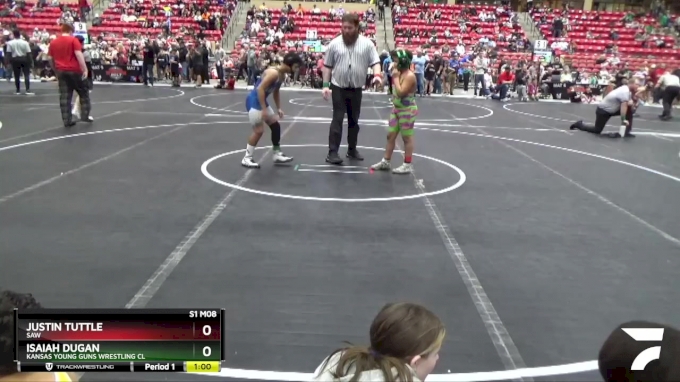 110 lbs Cons. Round 1 - Isaiah Dugan, Kansas Young Guns Wrestling Cl vs ...