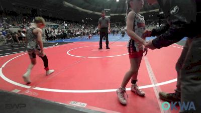 55 lbs Round Of 16 - Gatlen Ruminer, Sallisaw Takedown Club vs Preslie Dickerson, Blue Devil Wrestling