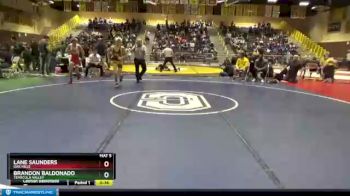 113 lbs Cons. Round 4 - Brandon Baldonado, Temecula Valley vs Lane Saunders, Oak Hills