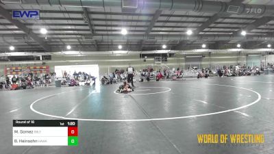 70 lbs Round Of 16 - Markee Gomez, Sebolt Wrestling Academy vs Bailey Heinsohn, Hawkeye WC