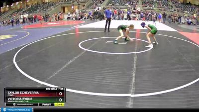 105 lbs Semifinal - Victoria Byrne, Deschutes Mat Club vs Taylor Echeverria, COWA