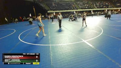 125 lbs Cons. Round 4 - Brett Johnson, Moen Wrestling Academy vs Kaden Kirkpatrick, Moyer Elite Wrestling