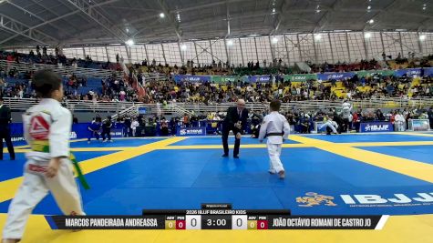 João Octávio Romani De Castro Jo vs Marcos Pandeirada Andreassa 2026 IBJJF Brasileiro Kids