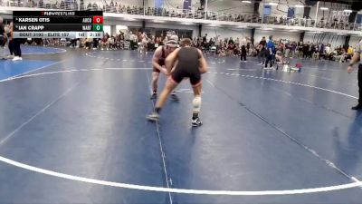 Elite 157 lbs Cons. Round 7 - Ian Crapp, Wartburg vs Karsen Otis, Augsburg College