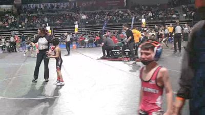 61 lbs Semifinal - Raymond Peterson, MSO Cougar vs Liam Elisii, Matburn