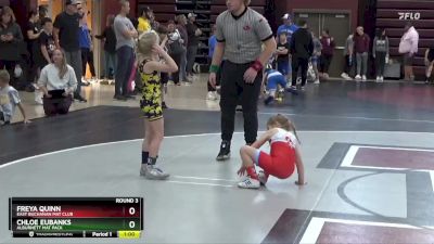 SPW-1 lbs Round 3 - Freya Quinn, East Buchanan Mat Club vs Chloe Eubanks, Alburnett Mat Pack