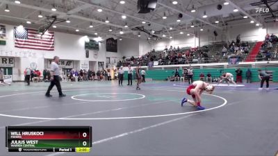 126 lbs Round 4 - Julius West, Warren Central vs Will Hruskoci, Fishers