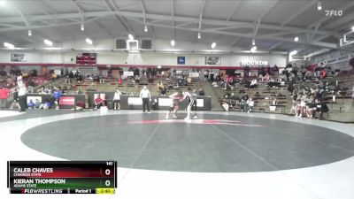141 lbs Cons. Round 6 - Kieran Thompson, Adams State vs Caleb Chaves, Chadron State
