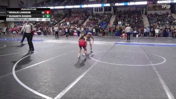65 lbs Cons. Round 1 - Rosalie Landrum, ElDorado vs Elizabeth Rogers, Lawrence Elite
