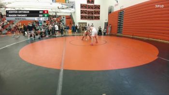 215 lbs Semifinal - Ashton Orthman, Hardin vs Masen Twomey, Rocky Mountain