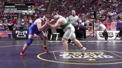 285 lbs Consi 3 - John Duran, Fort Lebeouf vs Casey Wilson, Laurel