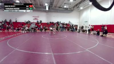 120 lbs Champ. Round 3 - Harleigh Prater, Central-GJ vs Raelyn Scott, Chatfield