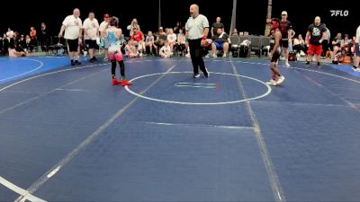 80 lbs Round 2 (6 Team) - Kaiden Crowley, Journeymen Uprising vs Liam Tavarez, RedNose WS