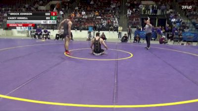 184 lbs Cons. Round 3 - Brock Johnson, Huntingdon vs Casey Kinnell, Nebraska Wesleyan