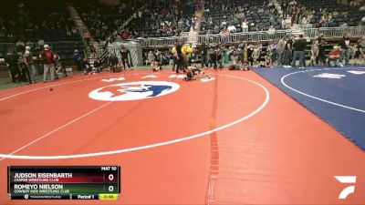 67 lbs Champ. Round 1 - Romeyo Nielson, Cowboy Kids Wrestling Club vs Judson Eisenbarth, Casper Wrestling Club