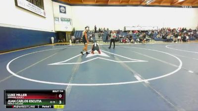 197 lbs Cons. Semi - Luke Miller, Simpson (Calif.) vs Juan Carlos Escutia, Menlo College