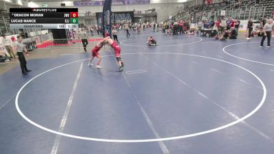 Junior Boys - 190 lbs Quarters - Deacon Moran, Zumwalt Wrestling Club vs Lucas Nance, Illinois