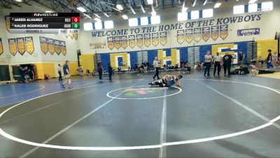 126 Gold Round 1 - Jared Alvarez, Celebration vs KALEB RODRIGUEZ, Cypress Creek H S