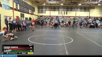 52-56 lbs Round 5 - Cj Burns, Ranger WC vs Cooper Cerefice, Lion`s Den