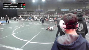 52 lbs Rr Rnd 1 - Ruben Padilla, Jefferson Wrestling Club vs Xzayvian Arredondo, Top Notch WC