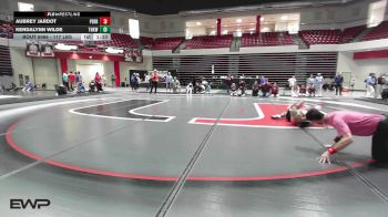 117 lbs Quarterfinal - Aubrey Jardot, Perry Girls Wrestling Club vs Kendalynn Wilde, Tonkawa High School Girls