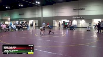 110 lbs Round 4 (6 Team) - Bree Swenson, Iowa Despicables vs Catalina Kenney, Big Money Movin