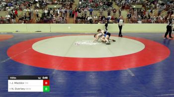 110 lbs Consi Of 8 #1 - Jeremy Maddox, The Storm Wrestling Center vs Nathan Overbey, Bremen Takedown Club