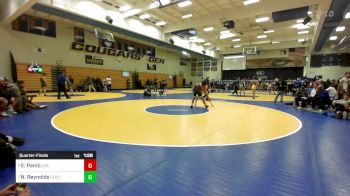 153 lbs Quarterfinal - Ej Parco, Los Gatos vs Noah Reynolds, Clovis