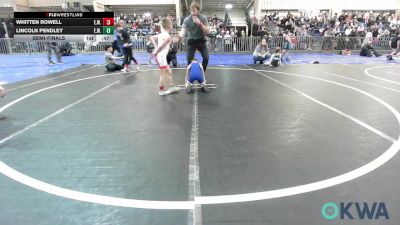 60 lbs Semifinal - Whitten Rowell, Elgin Wrestling vs Lincoln Pendley, Elgin Wrestling