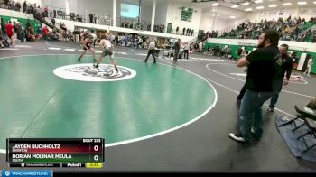 160 lbs Cons. Round 3 - Dorian Molinar Meula, South vs Jayden Buchholtz, Riverton