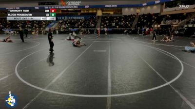 144 lbs 11th Place Match - Anthony Heim, Shakopee vs Jacob Penzkover, La Crosse Aquinas