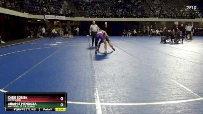 165 lbs Cons. Round 2 - Airamis Mendoza, University Of The Ozarks vs Cade Sousa, Huntingdon