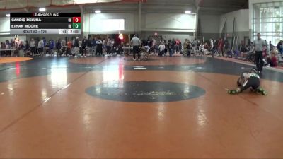 125 lbs Champ. Round 1 - Candio Deluna, Tiffin vs Ethan Moore, Salem University