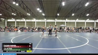 106 lbs Round 1 (4 Team) - Cylar Bail, Middleton Wrestling Club vs Tucker Farmer, Grangeville Youth Wrestling