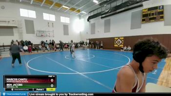 91 lbs Champ. Round 1 - Ben Jacobs, Greybull MS vs Marcos Cantu, Riverton Middle School